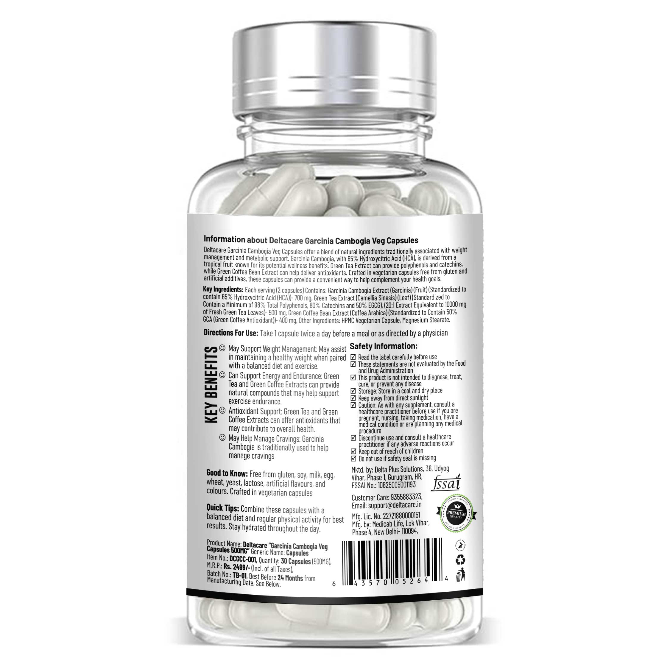 Garcinia Cambogia- Weight Loss Capsules