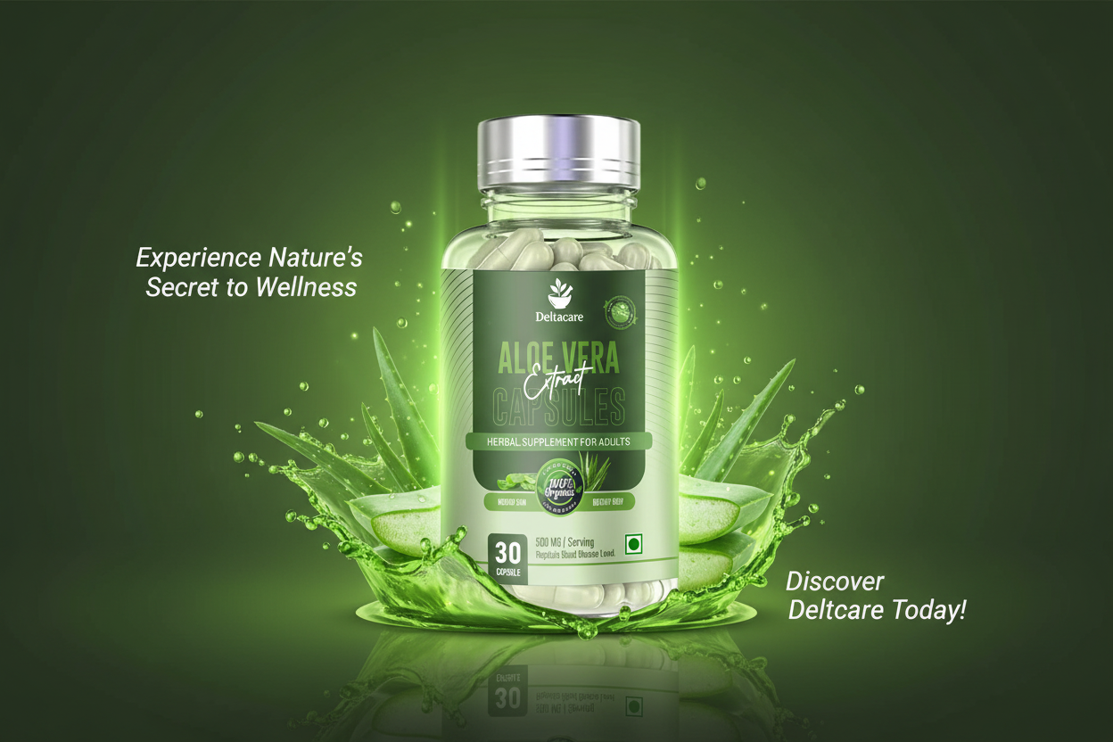 Deltacare Aloe Vera Capsules Banner